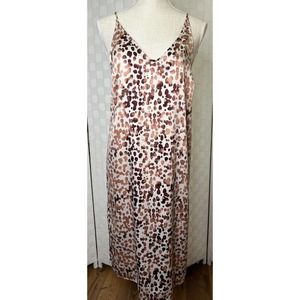 Stars Above Nightgown Women’s XS Animal Cheetah Print Brown